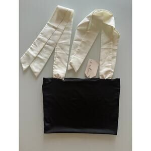Calu White-Ribbon Crop Top Size S